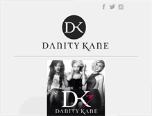 Tablet Screenshot of danitykane.com